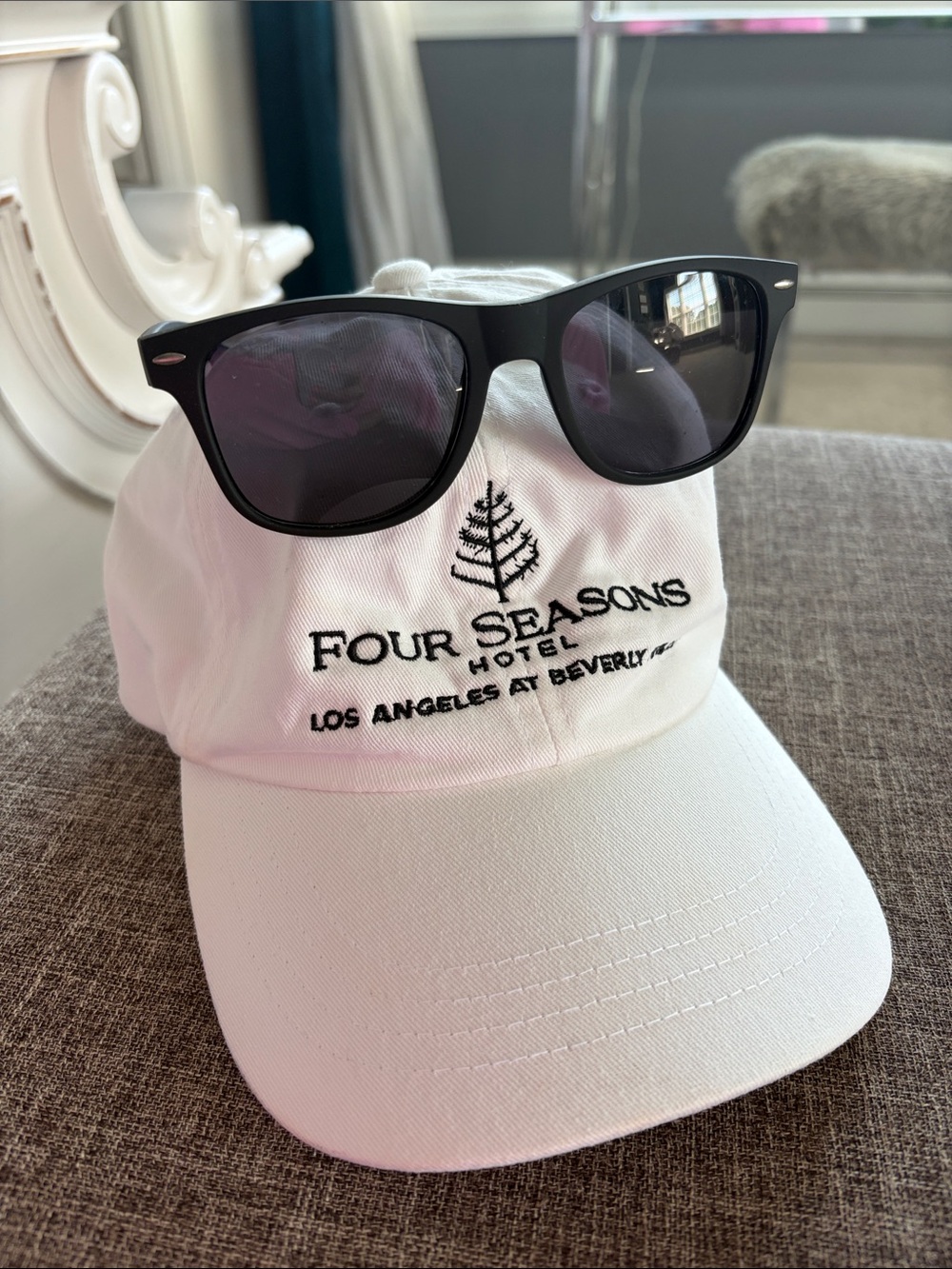 Four seasons hotel Baseball Cap and sunglasses bundle Los Angeles Beverly Hills